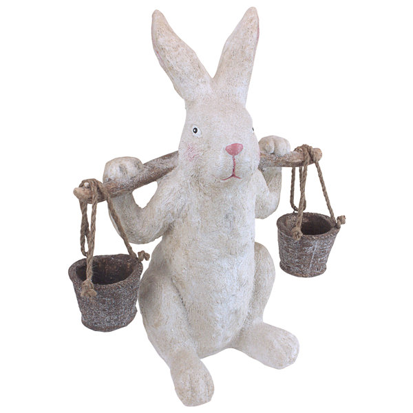Design Toscano Ezekiel Rabbit the Yokes on Him Easter Bunny Statue